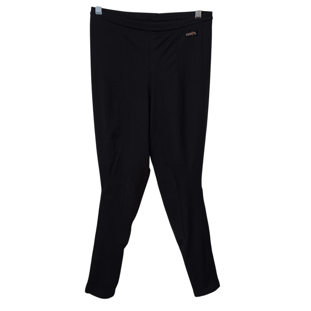 Kerrits Women’s L Black Riding Leggings Equestrian Grip Knee Pocket Pants